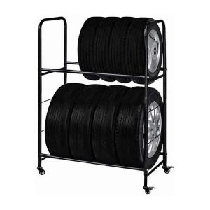 Quality Metal Garage Tire Storage Rack Custom Heavy Duty Corrosion Protection wholesale