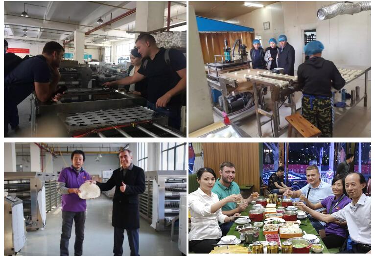 High Capacity 304 Stainless Steel Mexico Flour Tortilla Roti Production Line