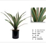 Flexible Glue Red Side Agave Americana Artificial Bonsai 28 CM No Maintenance