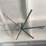 Energy Saving 2500mm Industrial Big Ceiling Fan Silent High Volume Low Speed For