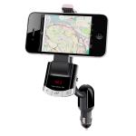 Bluetooth FM Transmitter Car Kit phone Holder