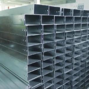 Quality Anti Alkali Metal Cable Tray Totally Enclosed Galvanised Cable Trunking wholesale