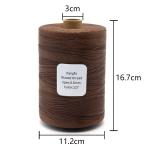 Polyester/ Waxed 150D/16 Color Hand Sewn Flat Wax Thread for Leather Goods