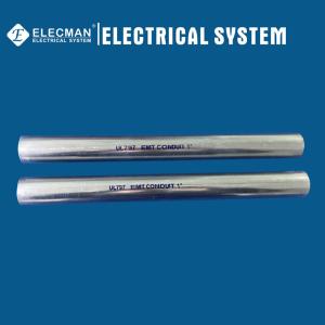 Quality 1&quot; UL797 GI Electrical Metallic Tubing EMT Conduit EMT Pipe EMT Tube wholesale