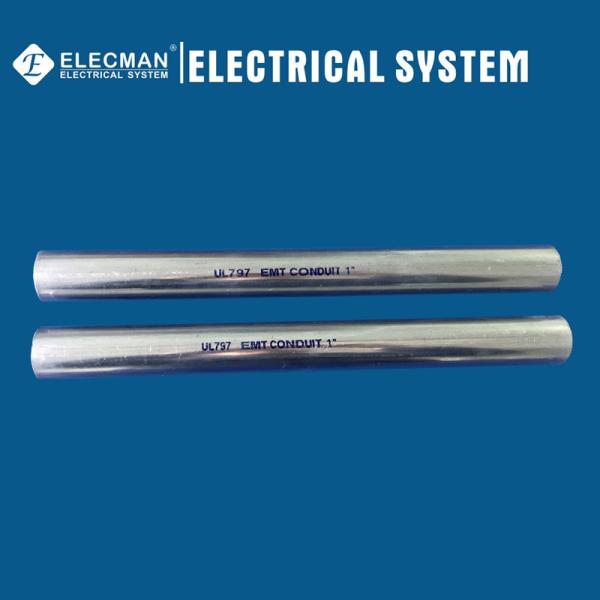 1" UL797 GI Electrical Metallic Tubing EMT Conduit EMT Pipe EMT Tube