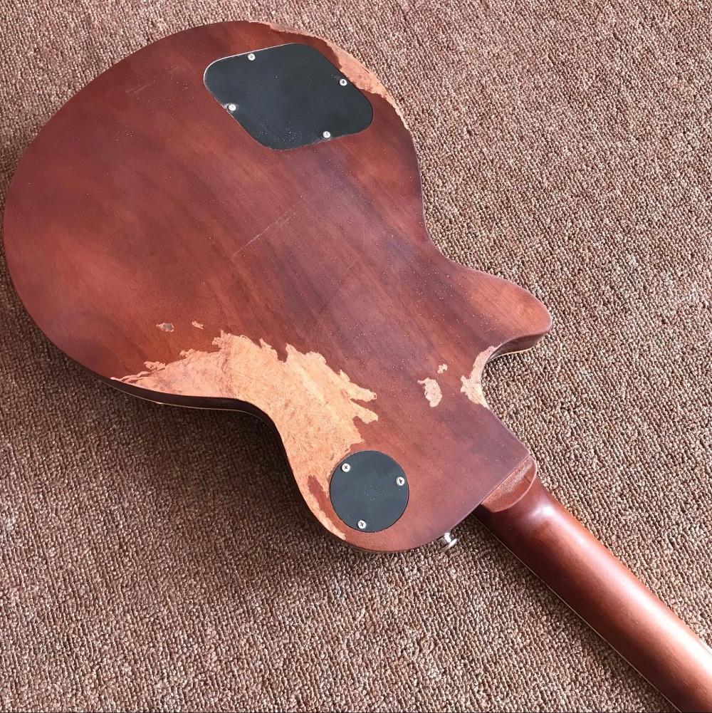 New style high-quality Custom Shop Limited Gibbons Pearly Gates Standard Relic LP Electric Guitar