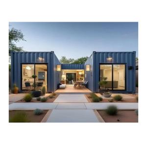 Quality Durable Prefabricated Detachable Container House Two-Story Living Room wholesale