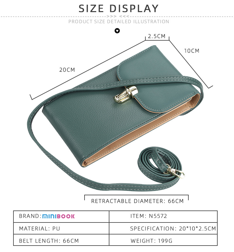 Customization Patterned Minibook PU Leather Card Holder Wallet for Large Capacity