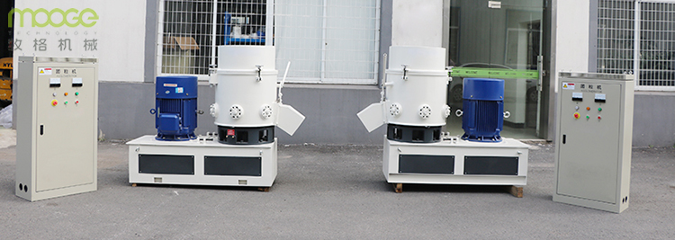 High Capacity Plastic Film Agglomerator For PET Fiber HDPE Plastic Granulator