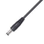 Male And Female Power Cable Assemblies With Strain Relief DC 5.5mm X 2.1mm