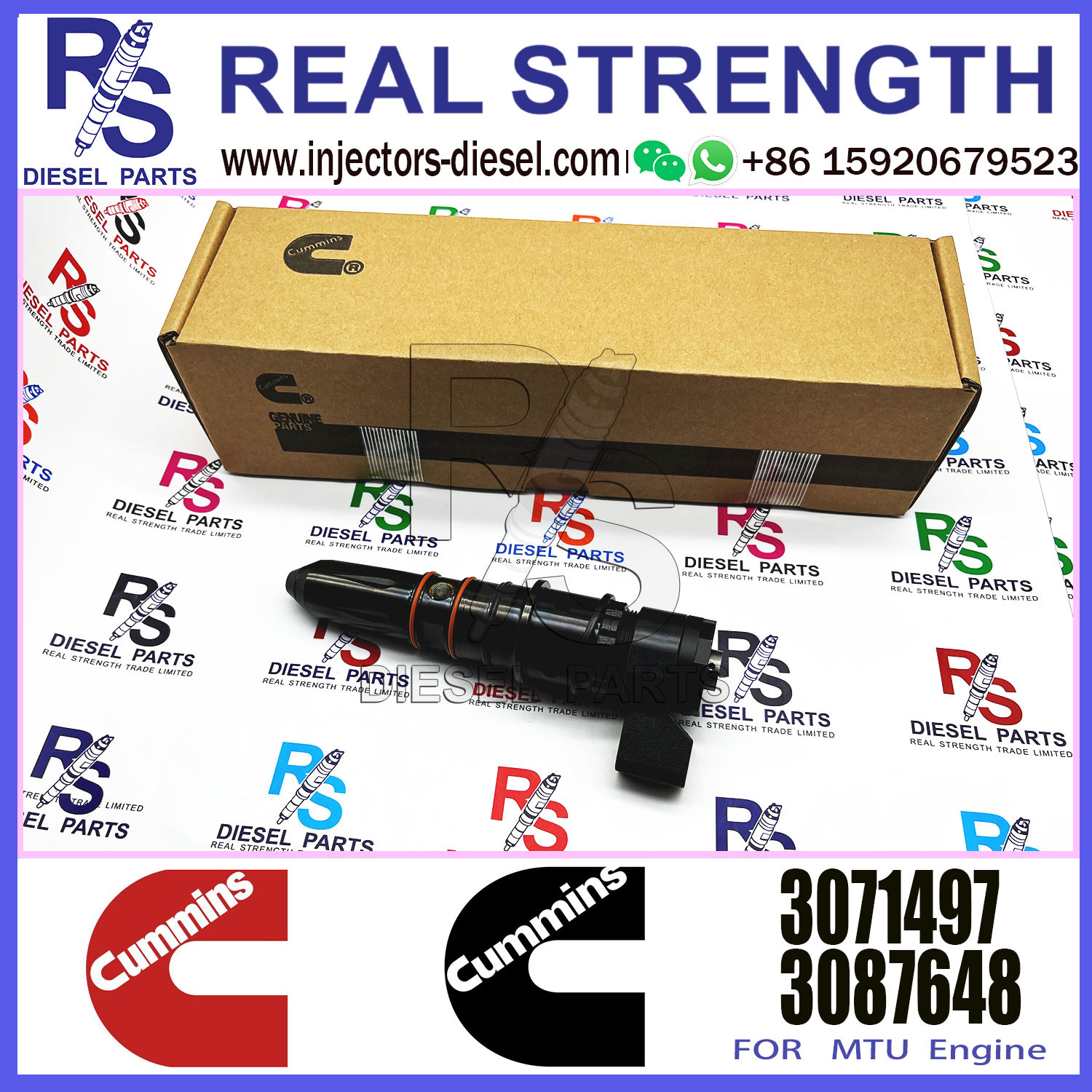 Remanufactured Diesel Fuel Injector 3045102 3071497