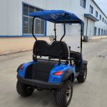 Blue Color 2 Seater Electric Off-Road Golf Cart High Power 12'' Tires 4kw Motor