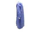 Unisex SMS+PE 53GSM Disposable Ultrasonic Seaming Gown With Ties