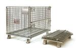 Industry folding warehouse galvanized wire mesh cage