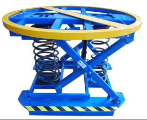 Quality Blue Palletpal Detachable Springs Cargo Lift Table Lever Loader wholesale