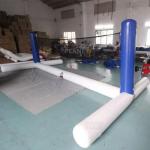 Outdoor Water Play Game Inflatable Water Volleyball Court PVC Volleyball Field