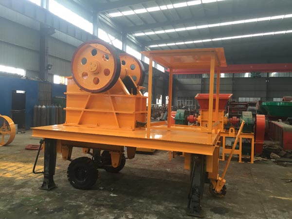 mobile gold crusher