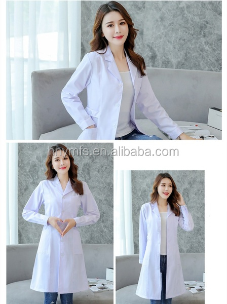 100%cotton Lab Coat Nurse Doctors Para-medical Hospital Uniform Dress short sleeve surgical gown Best Price from China Factory