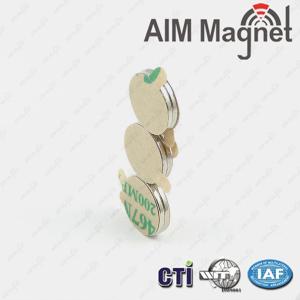Quality 3M disc type adhesive sintered NdFeB neodymium magnet on USA Market wholesale