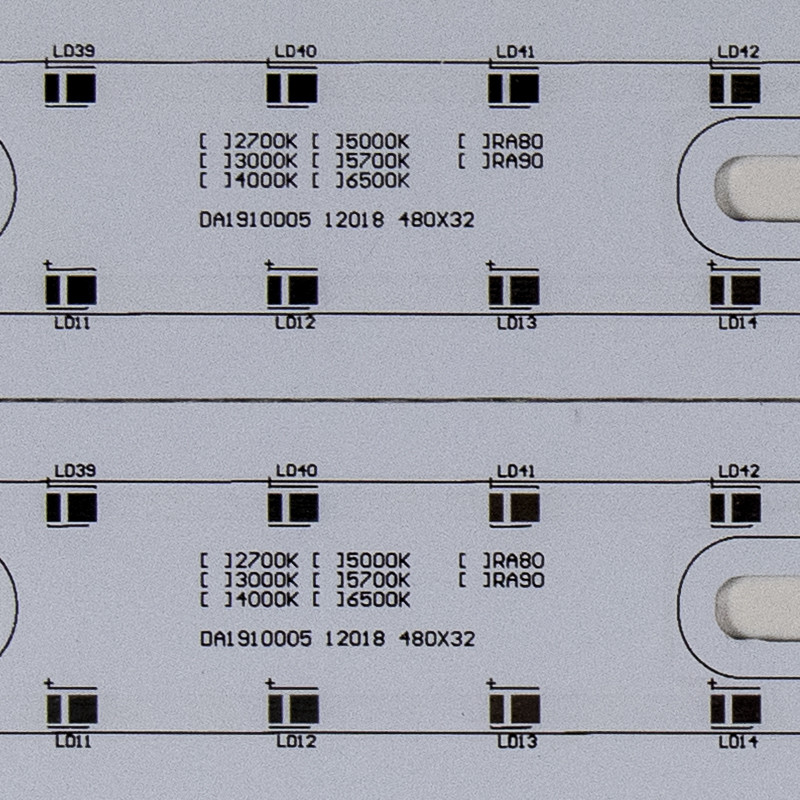 Quantum Board 1.6mm Aluminium LED PCB With White Solder Mask