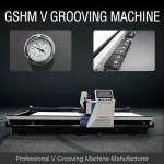 Air cooling High Speed Cnc V Grooving Machine For Signage & Stainless Steel