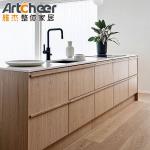 Kitchen Cabinet Kitchen Furniture Solid Wood Storage Cabinet Design for Small