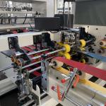 Corrugated Automatic Folder Gluer Machine Carton Paperboard Pizza Box