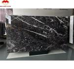 Hotel Surface Finishing Polished Italian Fendy Black Marble with White Veins