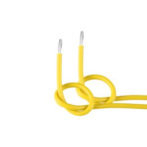 Quality Cooker wires yellow rubber insulated wire 26awg 7/0.16 wires and cables wholesale