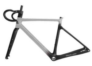 Quality Carbon Fiber Bike Frame Road Gravel Aero Road Bike Frame 700C Matte black wholesale