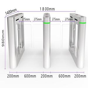 Quality 600mm Lane AC220V Bidirectional Swing Barrier Turnstile wholesale
