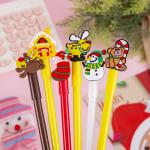 Christmas Series Neutral Pen 0.5mm Black Water based Cartoon Gift Gel Pen