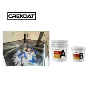 Quality Antimicrobial Scratch Resistant Floor Coating No Bubbles Black Epoxy Floor Paint wholesale