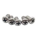 Stainless steel 304 stainless steel round head screw pan head cross machine
