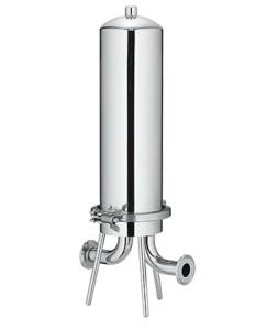 Quality Sanitary Stainless Steel 304/316L Bottom Cartridge Filter Housing for Liquid Filtration wholesale