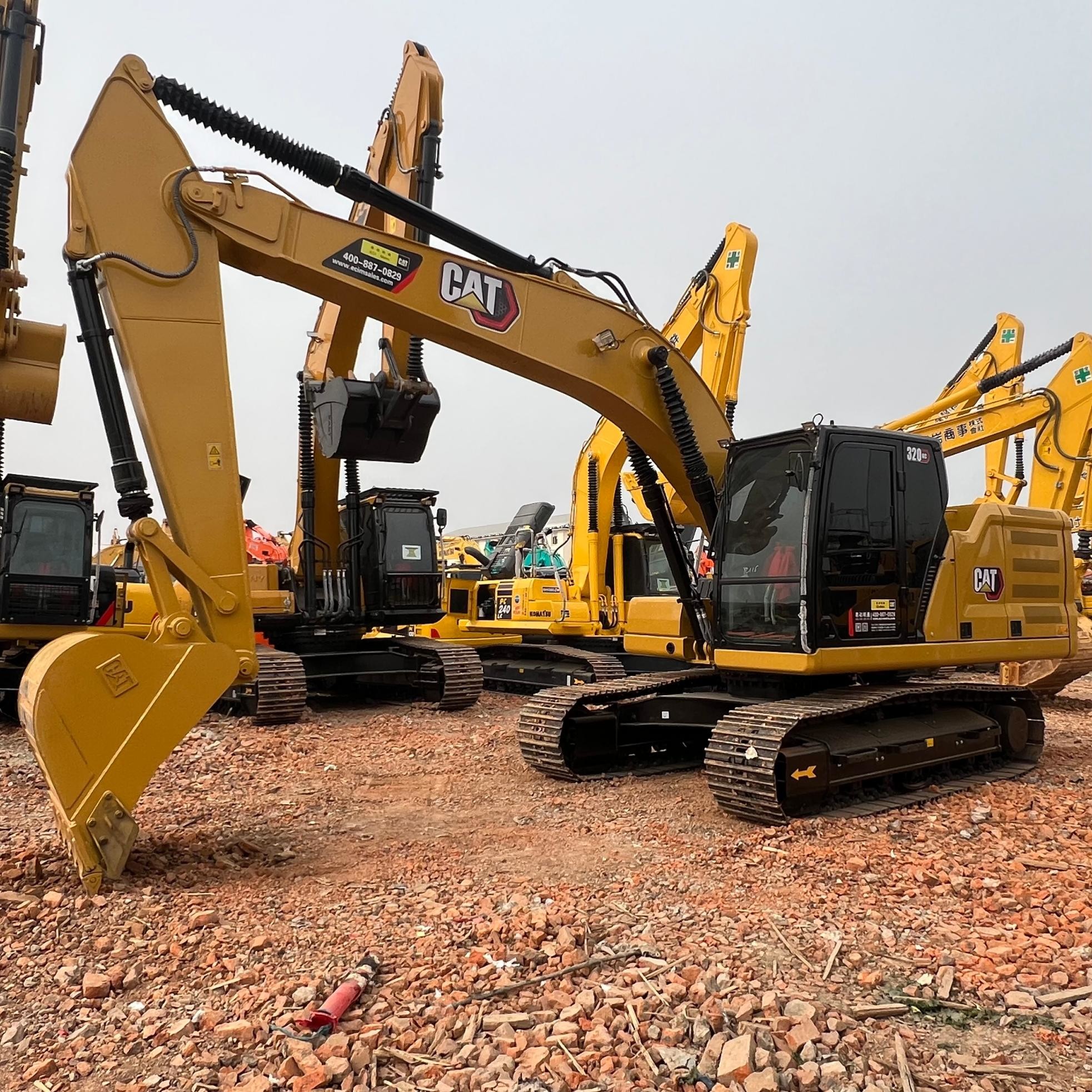 Cat 320gc Excavator 20 Ton Crawler Digger Medium Used Earthmoving Machinery