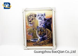 Quality Home Decor Picture 3D Animals Photos Tiger Wall Printing Flip Image 0.6MM Thickness wholesale