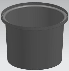 Quality Short Round 100 Liters Custom Roto Moulding 2.5 To 3mm wholesale