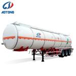 50000L Fuel Oil Carrier Semi Truck Trailer 3 Axle Chemical Liquid Aluminium Oil