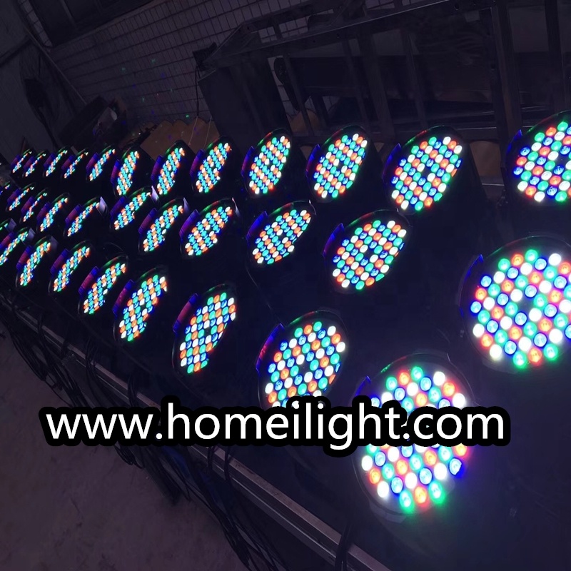 54pcs LED Par Light for Church Stage Performance Lightweight 3.2kg Product Weight