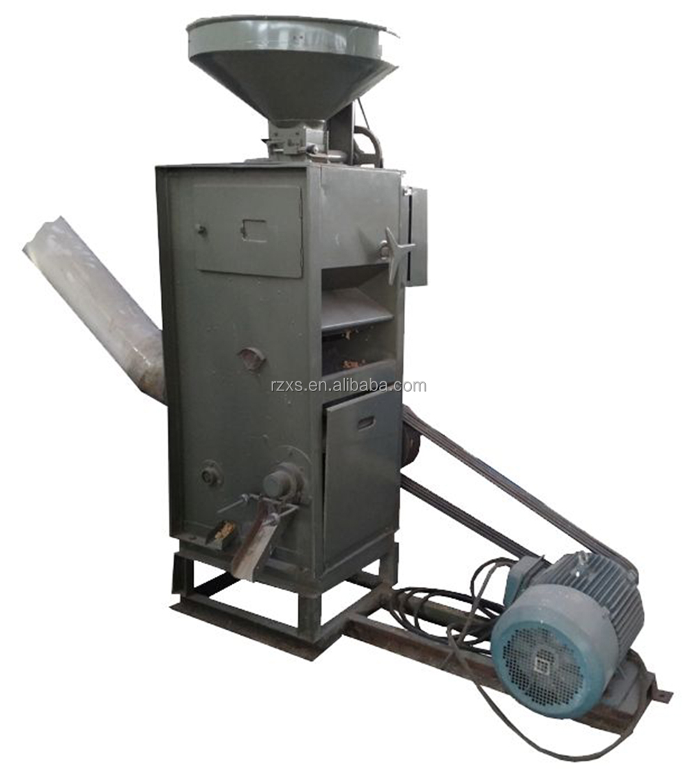 Automatic Combined Rubber Roller Paddy Sheller Rice Huller Whitener Milling Machine