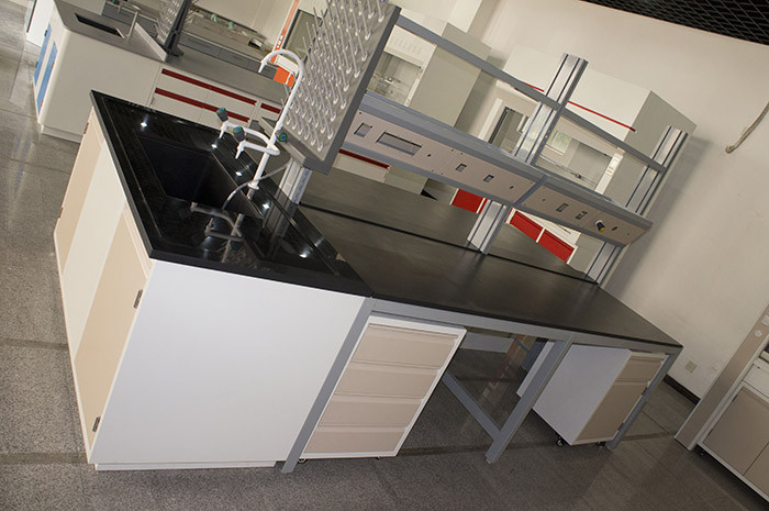 Ice Blue Monolithic Epoxy Resin Undermount Sink For Laboratory Island Bench For Hospital/University