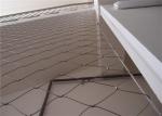 Flex Polishing Stainless Rope Mesh Commercial Guard Rails System Protection