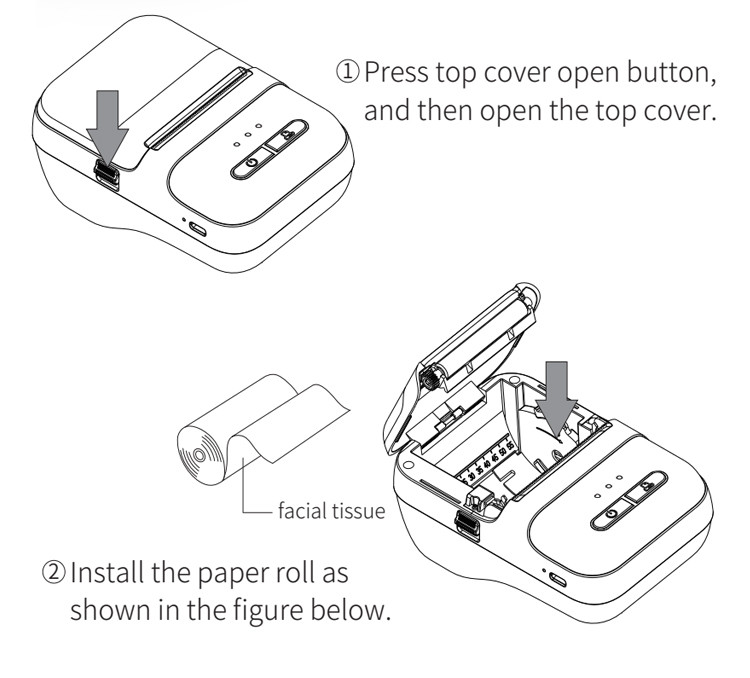 2 Inch 58mm Bluetooth Handheld Wireless Thermal Label Printer Royal Mail
