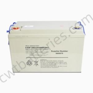 Quality VRLA AGM Deep Cycle Electric Fork Truck Batteries 12V 106Ah NOBLELIFT 6-EVF-100 For Wheelchair Scooter Mobility wholesale