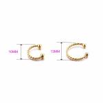 Surgical Steel Twist Eyebrow/ Nose/Ear/ Lip Ring,BCR Body Piercing Earring