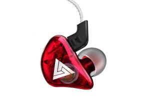 Quality In Ear Wired Metal Earbuds With Mic Red Color 20 - 20KHz Frequency wholesale