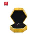 Hexagon 2.35''X 2.0"X 1.8" Cardboard Jewelry Gift Box For Proposal