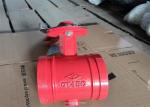 Clamp Connection Butterfly Fire Protection Valves Medium Water Size 80mm