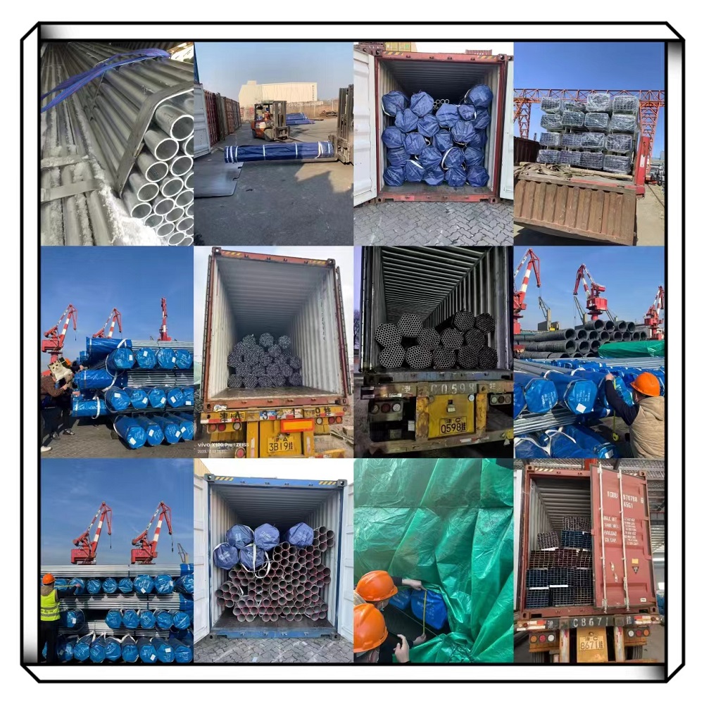 ASTM S235JR Low Carbon Galvanized Steel Pipe DN40 DN200 For Building Material